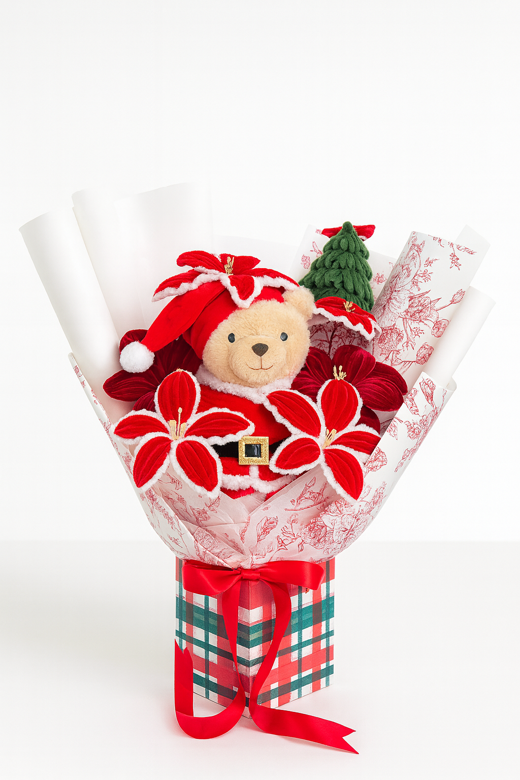 Premium Santa Bear Bouquet